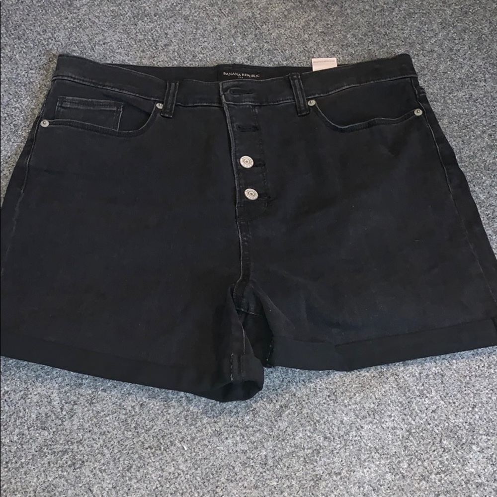High rise banana republic shorts